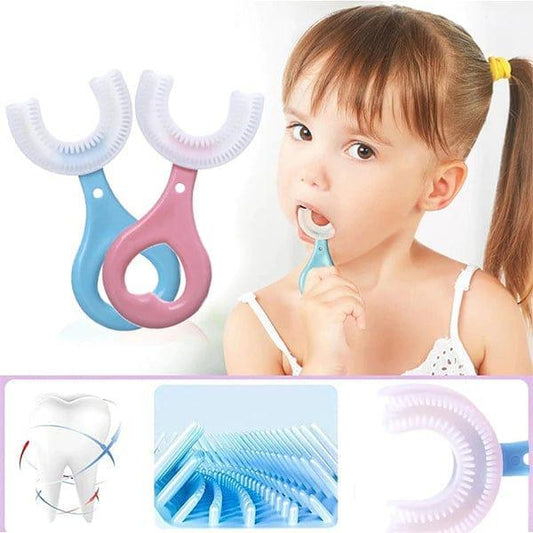 Baby U Shaped Toothbrush for Kids | 360° Soft Silicone
