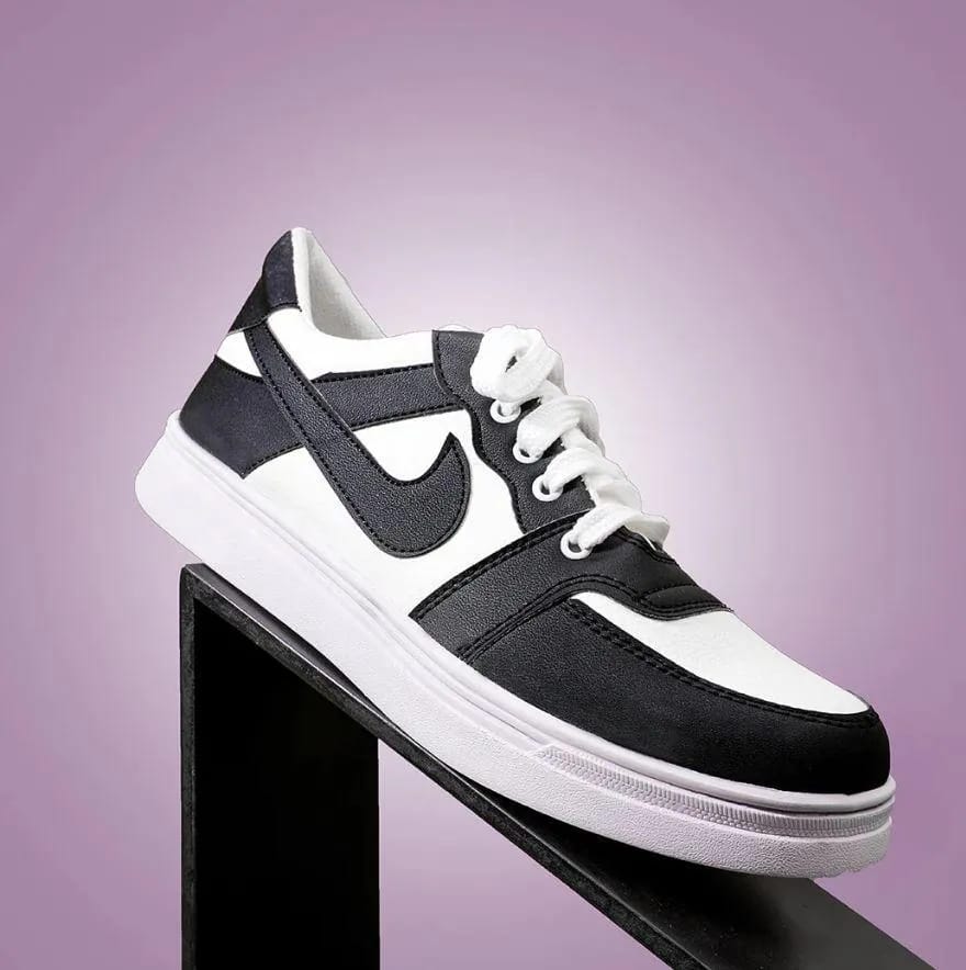 Black and White Sneakers