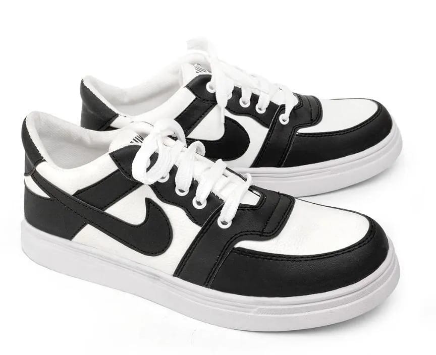 Black and White Sneakers