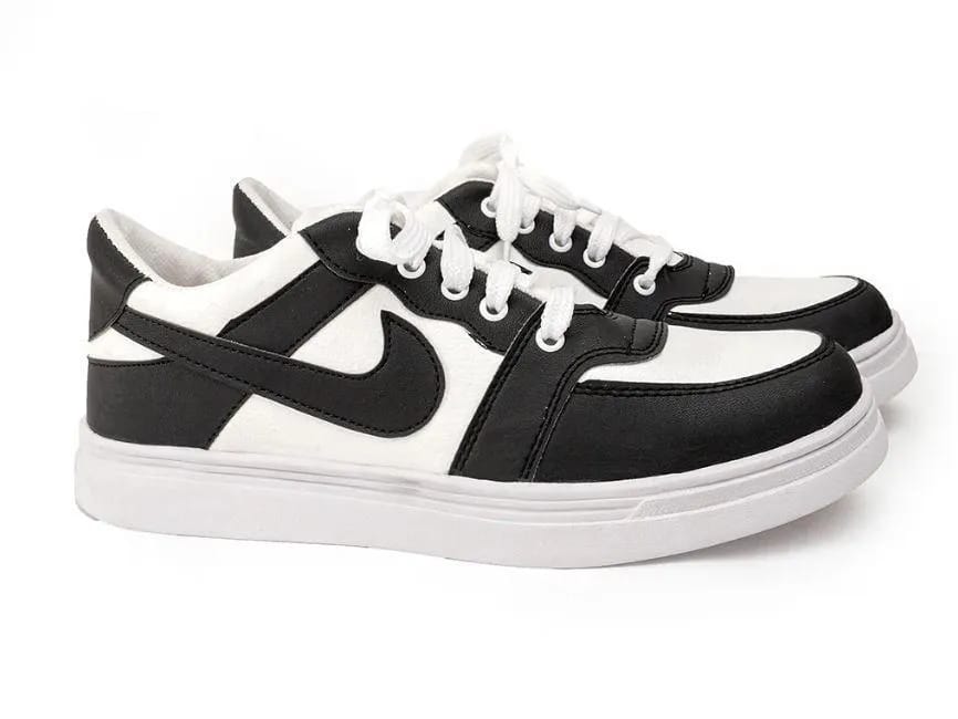 Black and White Sneakers