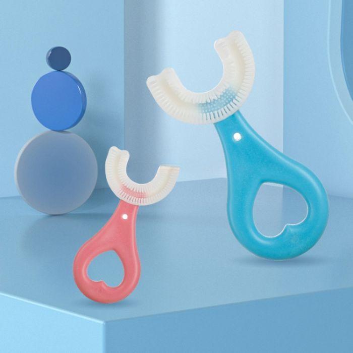 Baby U Shaped Toothbrush for Kids | 360° Soft Silicone