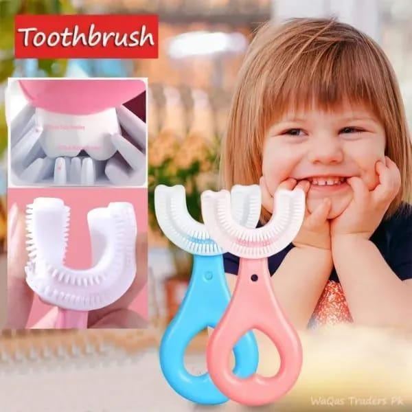 Baby U Shaped Toothbrush for Kids | 360° Soft Silicone