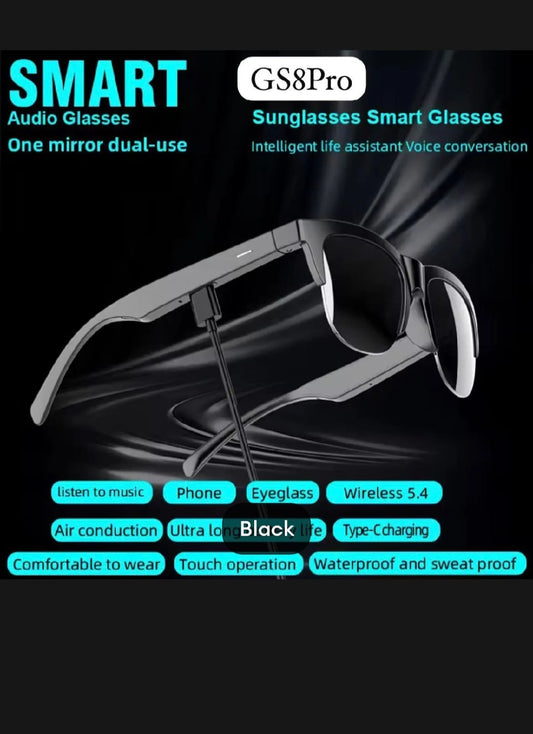 Wireless Audio Bluetooth Sun Glasses | Bluetooth Sunglasses UV Protection Waterproof Stereo Sound Quality Bluetooth Headphone Glasses