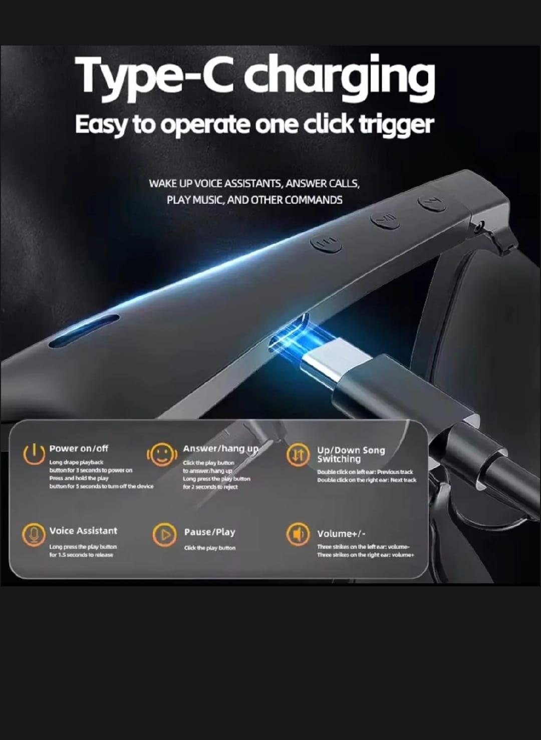 Wireless Audio Bluetooth Sun Glasses | Bluetooth Sunglasses UV Protection Waterproof Stereo Sound Quality Bluetooth Headphone Glasses